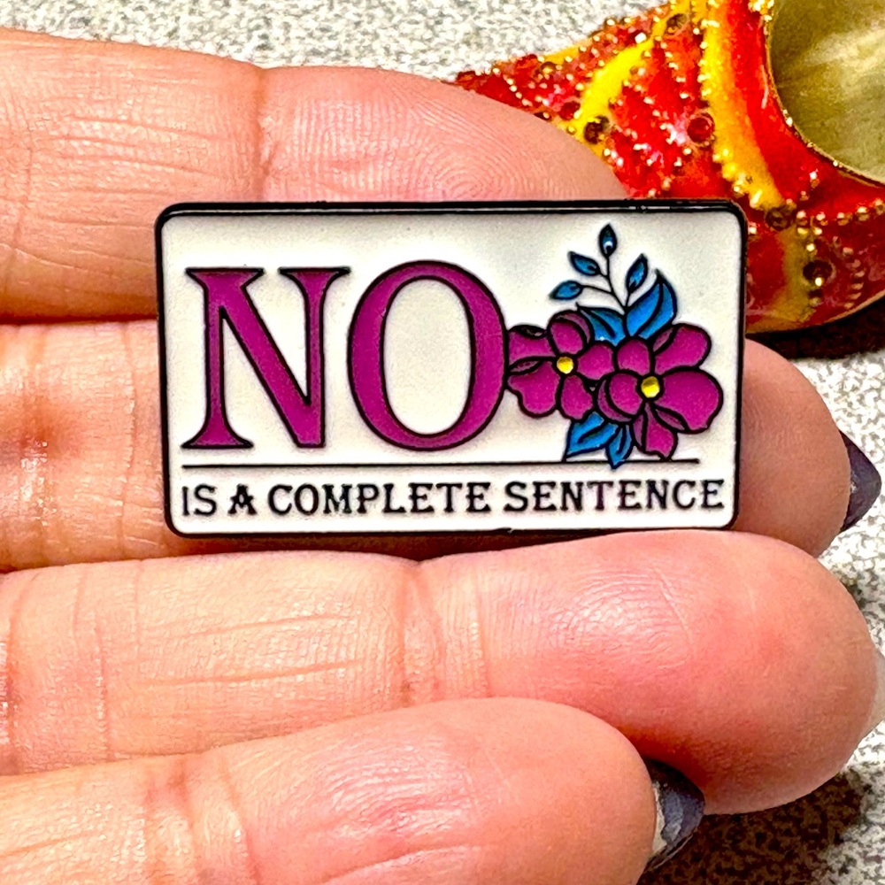 Tell it like it is/truthful rude lapel pin -enamel NWOT
